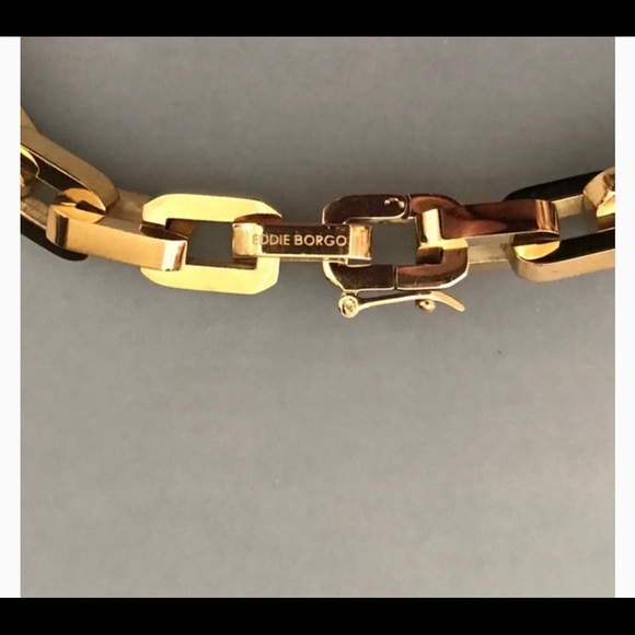 Eddie Borgo Yellow Gold Chain Necklace and Earrings - Picture 6 of 6